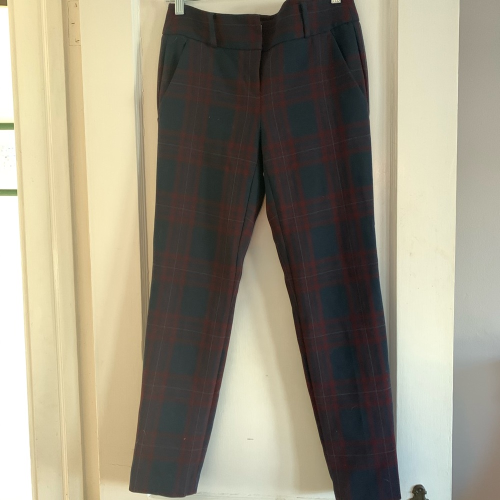 Loft plaid marissa skinny pant